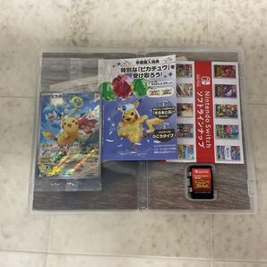 1円〜 Nintendo Switch ポケットモンスター スカーレット 早期購入特典 ポケカ プロモ 001/SV-P ピカチュウ付の画像2