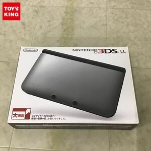 1円〜 欠品 動作確認/初期化済 ニンテンドー3DS LL SPR-001(JPN) 本体 シルバー×ブラック