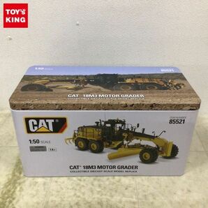 1円〜 ダイキャストマスター 1/50 CAT 18M3 モータグレーダの画像1