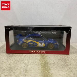 1円〜 オートアート 1/18 スバル NEW AGE IMPREZA WRC 2003 P.SOLBERG P.MILLS #7 WINNER OF RALLY FRANCE