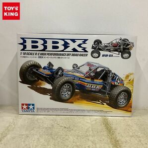 1円〜 タミヤ 1/10 電動RCレーシングバギー BBX BB-01シャーシの画像1