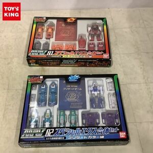 1円〜 バンダイ 出撃!マシンロボレスキュー MRV 02 スペシャルエクス合体セット ブリザードカラー編 01 バーニングカラー編