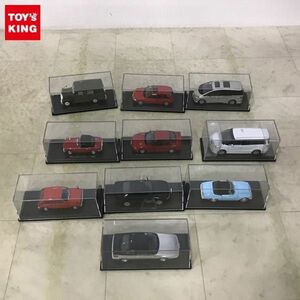 1円〜 アシェット 国産名車コレクション 1/43 ホンダ エリシオン（2004）、トヨタ エスティマ（2001）、日産シルビア（1988）他