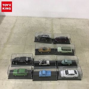 1円〜 アシェット 国産名車コレクション 1/43 ダイハツ ミゼット 1963、マツダ ロードスター 2001、トヨタ センチュリー 1967他の画像1