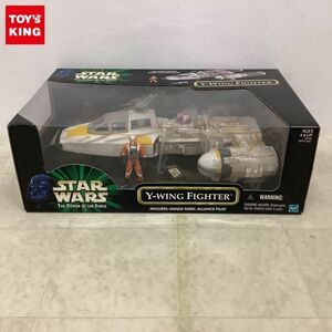 1円〜 ハズブロ STAR WARS パワー・オブ・ザ・フォース Yウイング・ファイター with レベル・パイロット