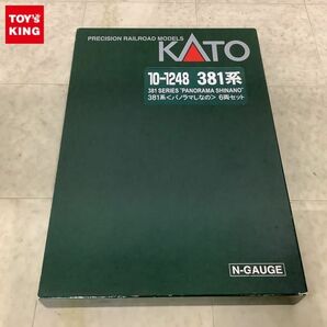 1円〜 動作確認済 KATO Nゲージ 10-1248 381系 パノラマしなの 6両セットの画像1
