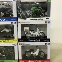 1円〜 アオシマ 1/12 Honda スーパーカブ50 グリーン Kawasaki Ninja250 ライムグリーン SE 他_画像2