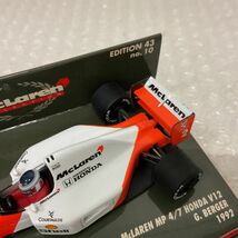 1円〜 ミニチャンプス 1/43 McLAREN MP 4/7 Honda V12 G.BERGER 1992_画像6