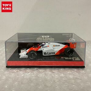 1円〜 破損 ミニチャンプス 1/43 McLAREN TAG MP4/2C BRITISH GP 1986 A.プロストの画像1