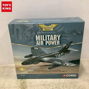 1円〜 コーギー ミリタリーエアパワー 1/72 ホーカー ハンター 43 スコードロン RAF LEUCHARS THE FIGHTING COCKS’ XF456/A