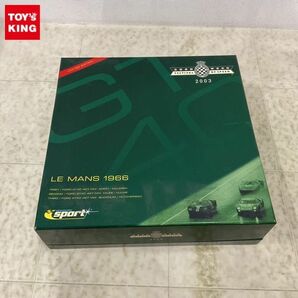 1円〜 SCALEXTRIC Le Mans 1966 3台セットの画像1