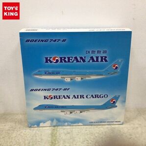 1円〜 JC WINGS 1/200 KOREAN AIR ボーイング747-8の画像1