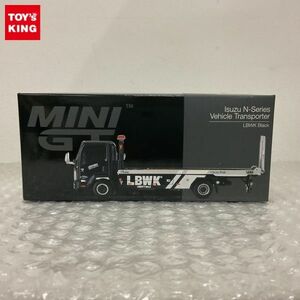 1 jpy ~ TSM MODEL 1/64 MINI GT Isuzu N series Transporter LBWK black RHD