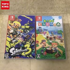 1円〜 Nintendo Switch スプラトゥーン3、あつまれどうぶつの森の画像1