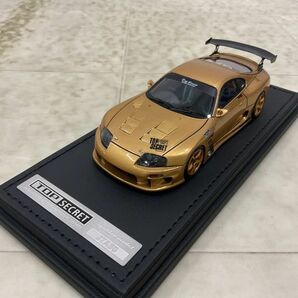 1円〜 イグニッションモデル 1/43 TOP SECRET GT300 Supra（JZA80）ゴールド、TOP SECRET Mr.Nagataの画像2