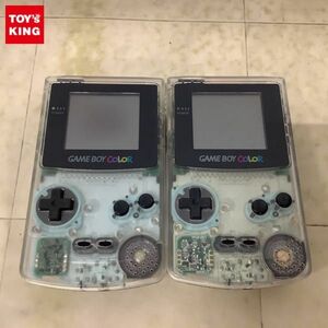 1円〜 箱無 GB ゲームボーイカラー CGB-001 クリア 2点