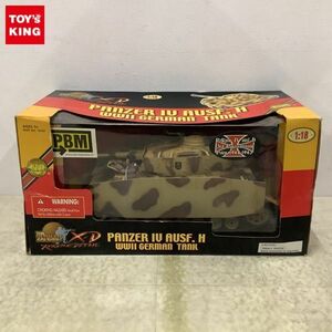 1 jpy ~ 21st Century toys 1/18 Panzer IV Ausf. H WWII German Tank