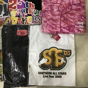 1円〜 訳あり サザンオールスターズ LIVE TOUR 2005 Tシャツ ホワイト サイズS 25周年 LIVE TOUR キャップ 他の画像3