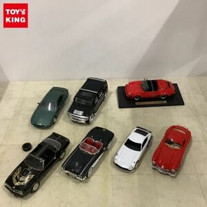 1円〜 訳あり ジャンク ブラーゴ他 1/18等 メルセデスベンツ 300SL、ポルシェ911 スピードスター 1989 他