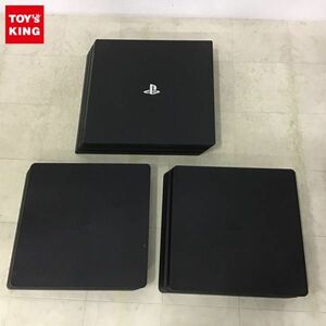 1円〜 動作確認/初期化済 箱無 PS4 本体 CUH-2100A CUH-7200B ブラック 他