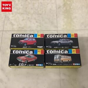 1 иен ~ Tomica чёрный коробка Honda City, Hino Rainbow каркас автобус и т.п. / сделано в Японии 