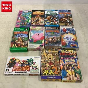 1円〜 SFC スーパーファミコン ソフト 星のカービィ3 高橋名人の大冒険島II 他