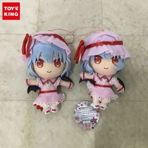 1円〜 ぷぎゅット ぬいぐるみ 東方Project レミリア・スカーレット 2点