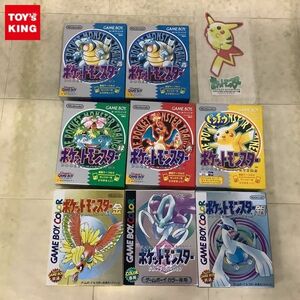 1円〜 GB ゲームボーイ ポケットモンスター ピカチュウ、ポケットモンスター クリスタルバージョン 他