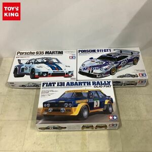 1円〜 タミヤ 1/24 ポルシェ 911 GT1 1/20 フィアット131 アバルトラリー OLIO FIAT 他