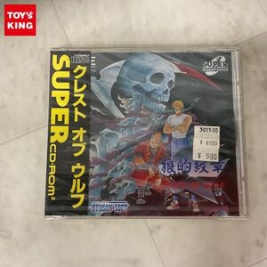 1円〜 未開封 PCエンジン SUPER CD-ROM2 クレスト オブ ウルフ