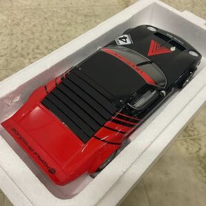 1円〜 GTスピリット 1/18 LB★WORKS Miura Asia Exclusive ブラック レッド GT S033KJの画像4