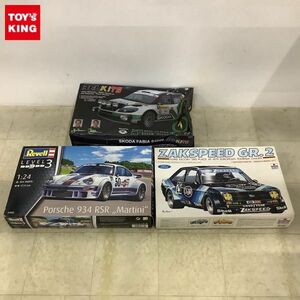 1円〜 レベル 他 1/24 ポルシェ934 RSR Martini、ZAKSPEED GR.2 等