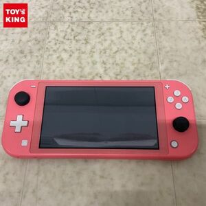 1円〜 動作確認/初期化済 箱無 Nintendo Switch Lite HDH-001 コーラル 本体