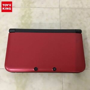 1円〜 動作確認/初期化済 箱無 ニンテンドー3DS LL SPR-001(JPN) 本体 レッド×ブラック