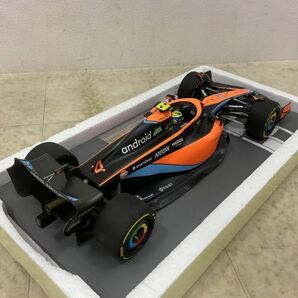 1円〜 ミニチャンプス 1/18 マクラーレン F1 チーム MCL36 ランド・ノリス バーレーンGP 2022の画像4