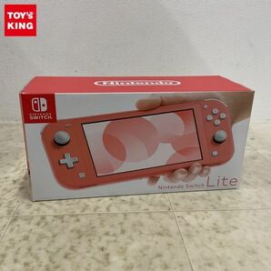 1円〜 動作確認/初期化済 Nintendo Switch Lite HDH-001 コーラルの画像1