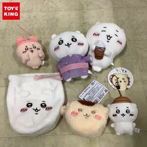 1円〜 ちいかわ ふわふわミニキャラメルポーチ くりまんじゅう のみものぬいぐるみ ちいかわ 他