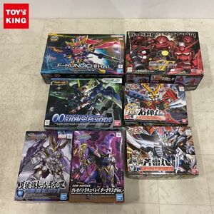 1円〜 バンダイ等 BB戦士 ダブルオーガンダム セブンソード/G SDガンダム クロスシルエット F9ノ1改 他