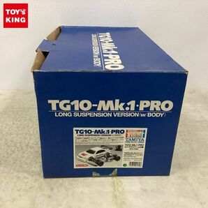 1円〜 タミヤ RC エンジンカー TG10-Mk.1.PRO ロングサスアーム仕様 ボディ付きの画像1