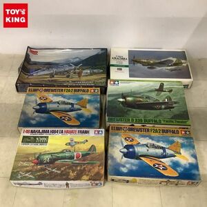 1円〜 タミヤ 他 1/48 ブリュースター B339 バッファロー 太平洋戦線、P-39Q/N エアラコブラ 等