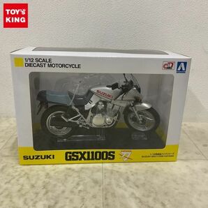 1円〜 アオシマ 1/12 スズキ GSX1100S KATANA SL 銀の画像1