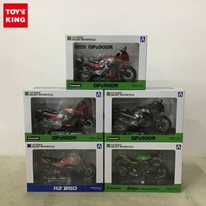 1円〜 アオシマ 1/12 ヤマハ RZ250 YSPカラー、KAWASAKI GPz900R 黒/金 等