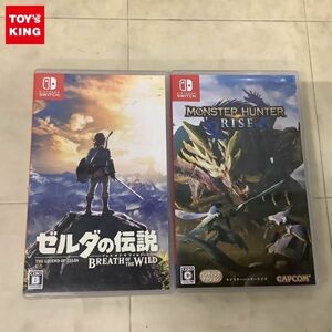 1円〜 Nintendo Switch ゼルダの伝説 ブレス オブ ザ ワイルド、モンスターハンターライズ