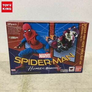 1円〜 欠品 S.H.Figuarts スパイダーマン ホームカミング ホームメイドスーツver. & アイアンマン マーク47