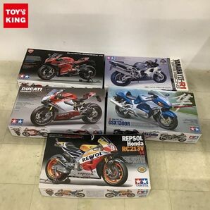 1円〜 タミヤ 1/12 ヤマハ YZF-R1 タイラレーシング、ドゥカティ スーパーレッジェーラV4 他の画像1