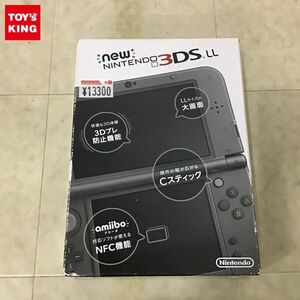 1円〜 欠品 動作確認/初期化済 Newニンテンドー3DS LL RED-001 本体 メタリックブラック