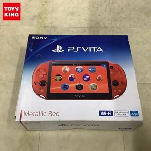 1円〜 欠品 動作確認/初期化済 PSVITA PCH-2000 本体 メタリックレッド