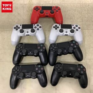 1円〜 箱無 PS4 ワイヤレスコントローラー DUALSHOCK 4 CUH-ZCT2J ジェットブラック、グレイシャーホワイト 他