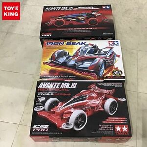 1 jpy ~ Tamiya Mini 4WD iron Beak (VZ chassis ), avante Mk.III red special other 