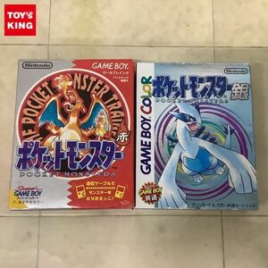 1円〜 GB ゲームボーイ ポケットモンスター 赤、ゲームボーイカラー ポケットモンスター銀